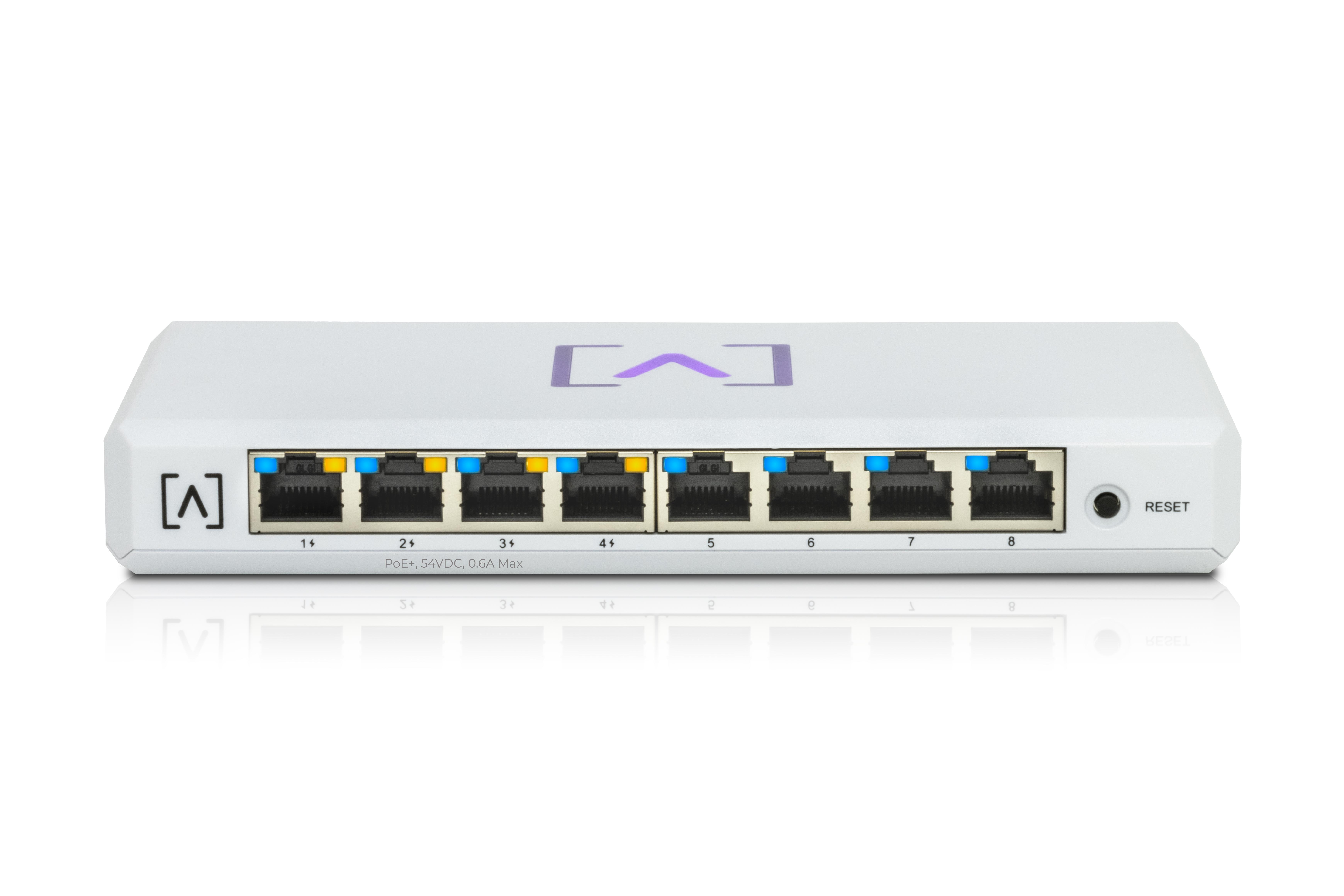 Alta Labs 8 Port, Layer 2, 60W PoE, Enterprise Network Switch, S8-POE