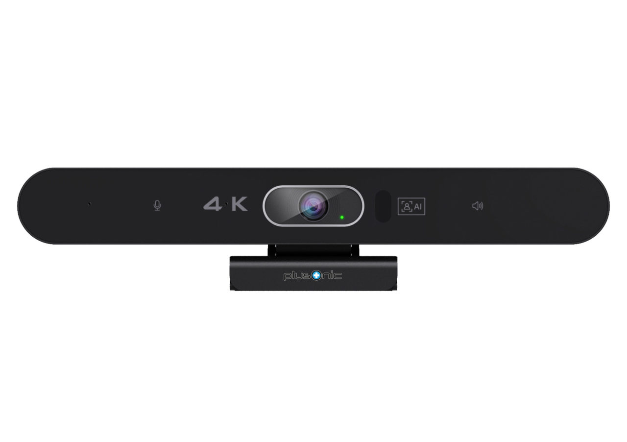 Plusonic USB Webcam 4K AI Video Auto-Tracking Cámara de videoconferencia