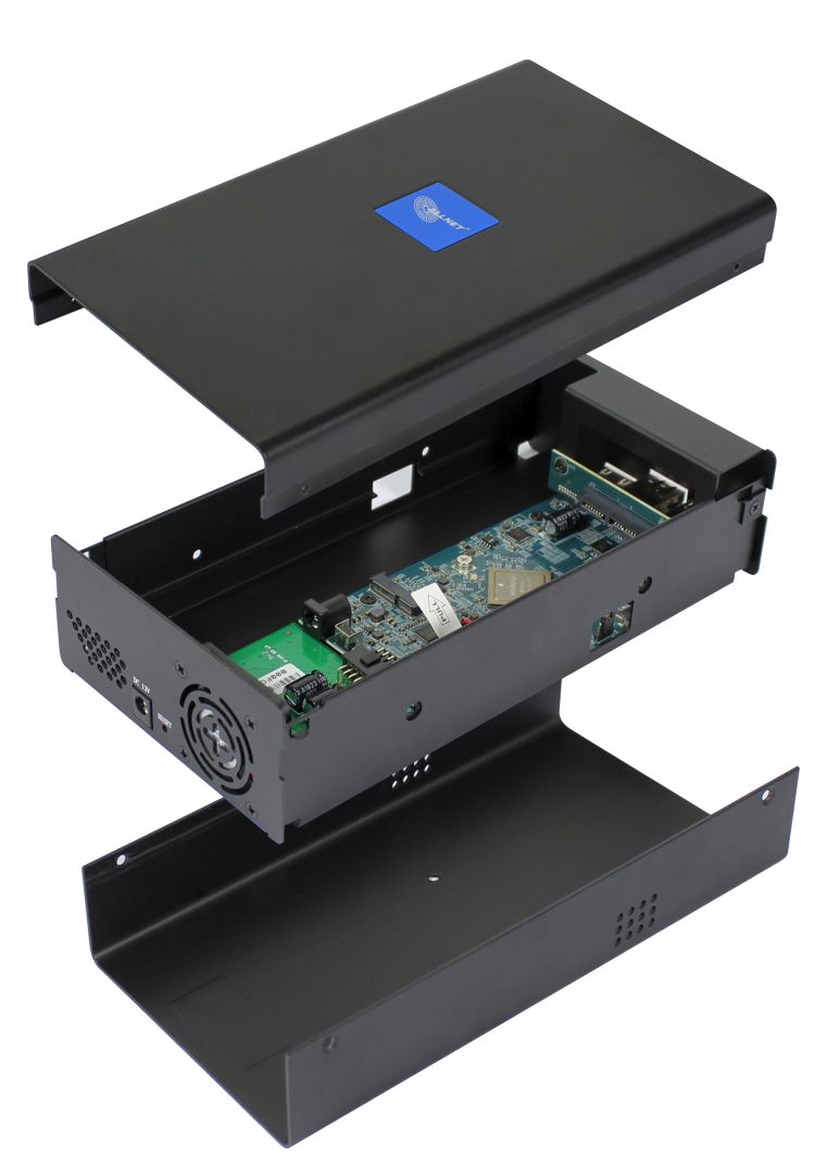 ALLNET Video Server NVR Box with Networkoptix Server, RK3399, 4GB, ALL2289-4GB for 3.5\" HDD/SSD