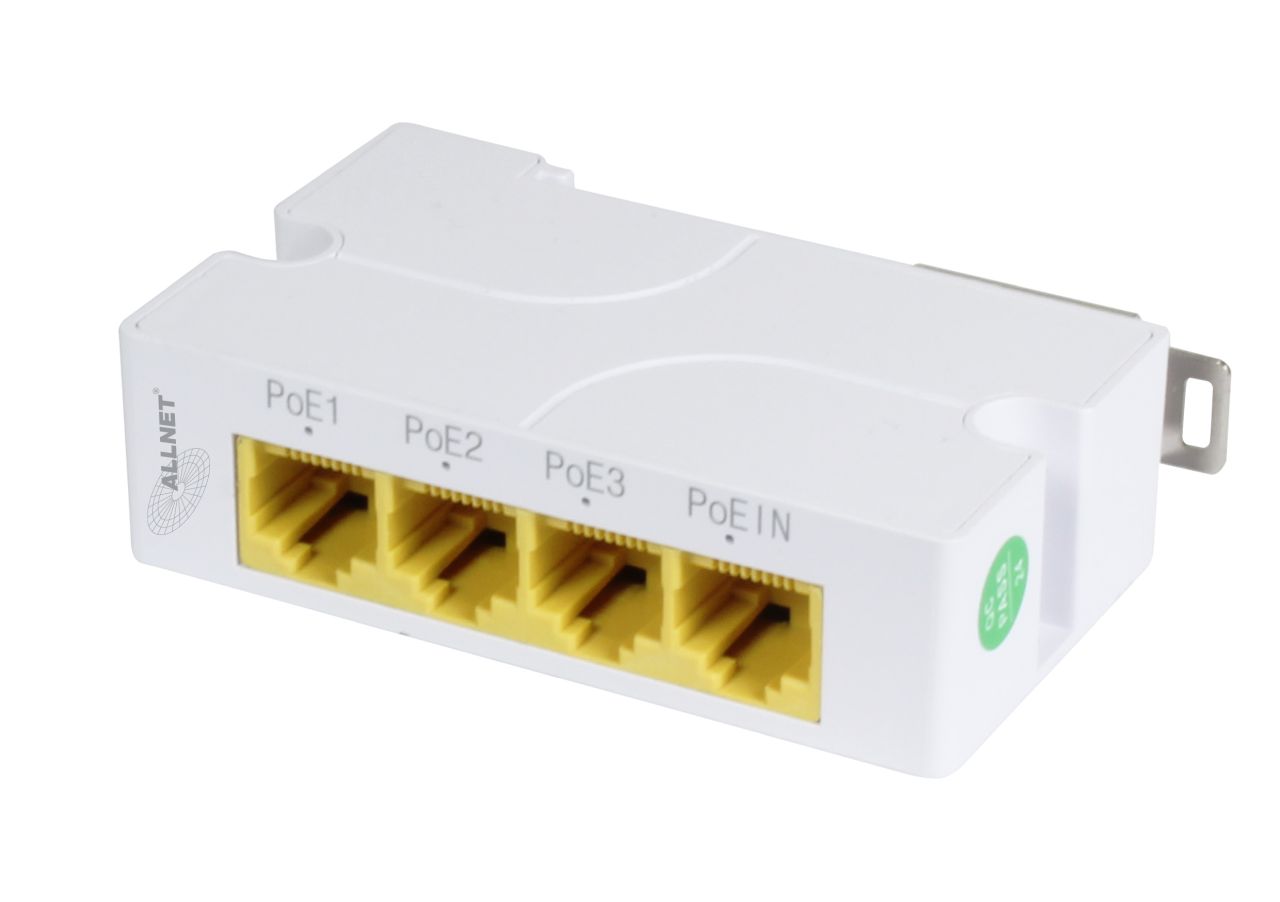 Shelly - DIN rail - \"Pro Distribution Switch\" - 3 Pro connections - Fanless - by ALLNET