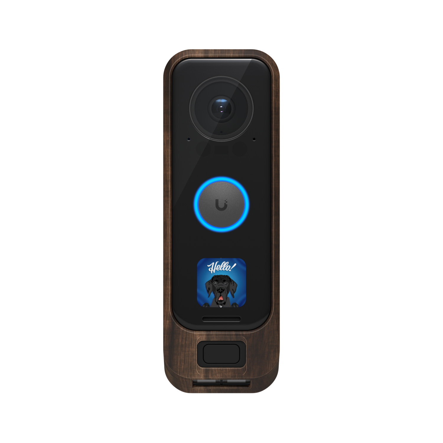 Ubiquiti Unifi G4 Doorbell Pro Cover/for the G4 Doorbell Pro/ UACC-G4-DB-Pro-Cover-Wood