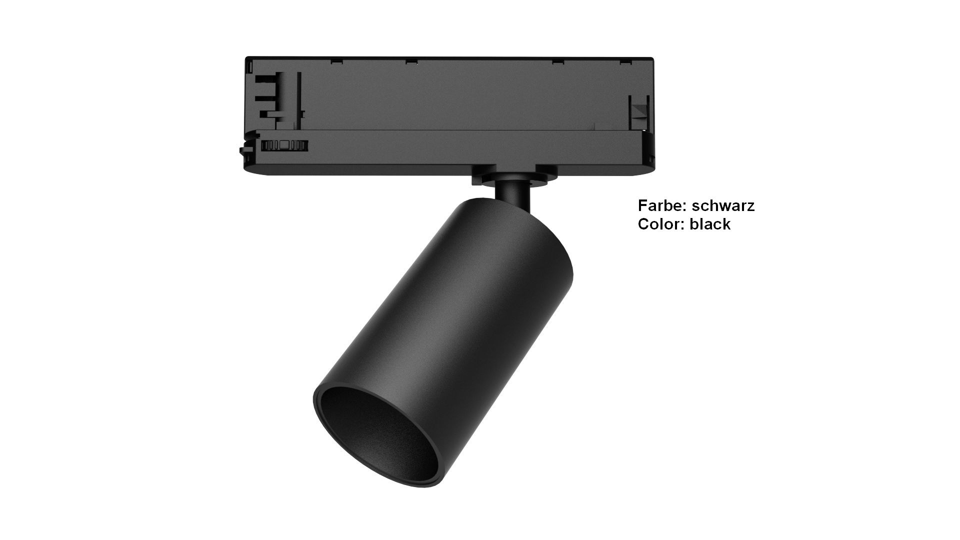 Synergy 21 LED Track-Serie für Stromschiene 3PH VLF-Serie schwarz 2700K (Standard integrated Adapter)