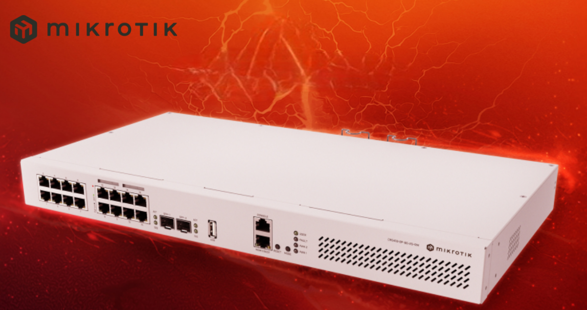 🚀 MikroTik CRS418-8P-8G-2S+RM – le switch rackable qui fait tout