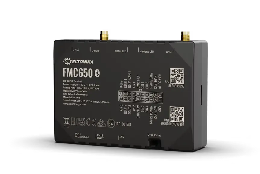 Teltonika · Tracker GPS · FMC650 · Fahrzeug · LTE