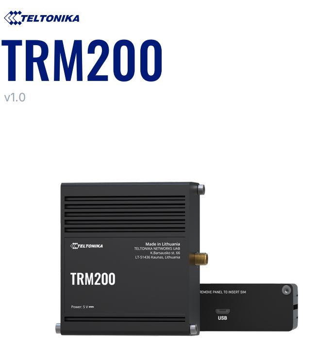 Teltonika Modem 4G-LTE Cat 4 TRM200 Micro-USB