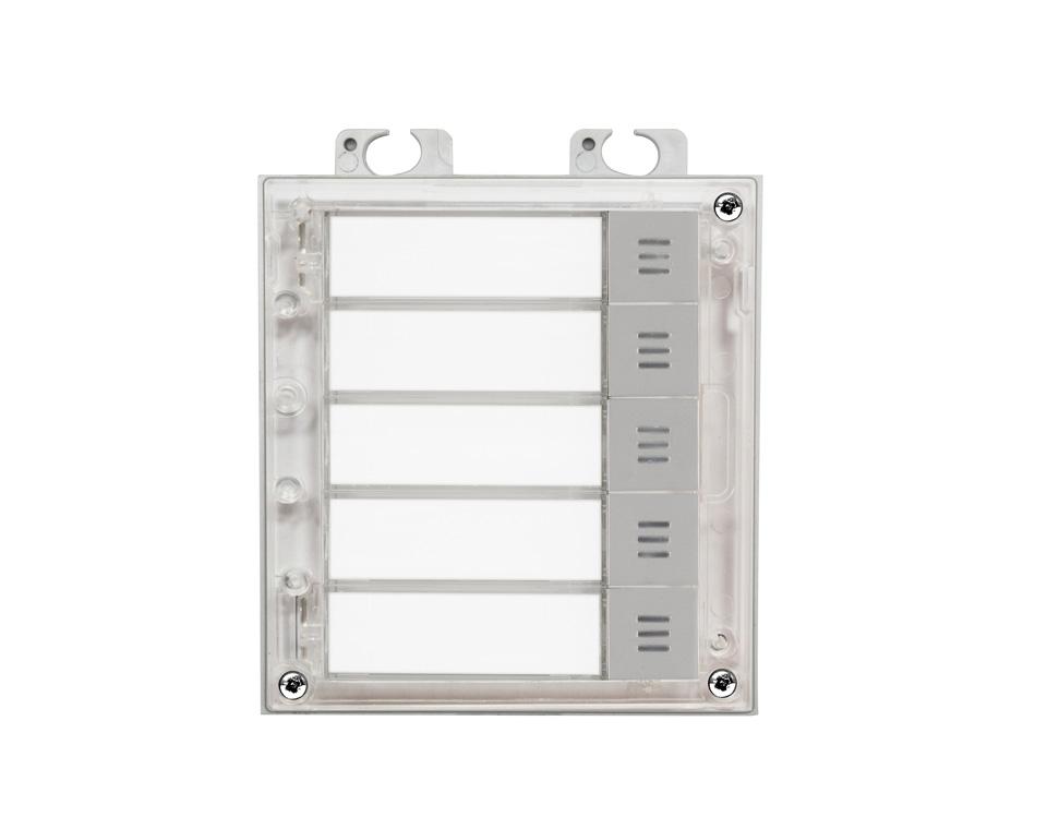 2N EntryCom (Helius) IP Verso - 5 nameplates module