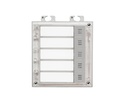 2N EntryCom (Helius) IP Verso - 5 nameplates module