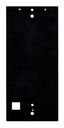 2N EntryCom (Helius) IP Verso backplate - 2 modules