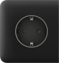Ajax Homeautomation Abdeckung Outlet SideCover (basic) [type F] *schwarz*