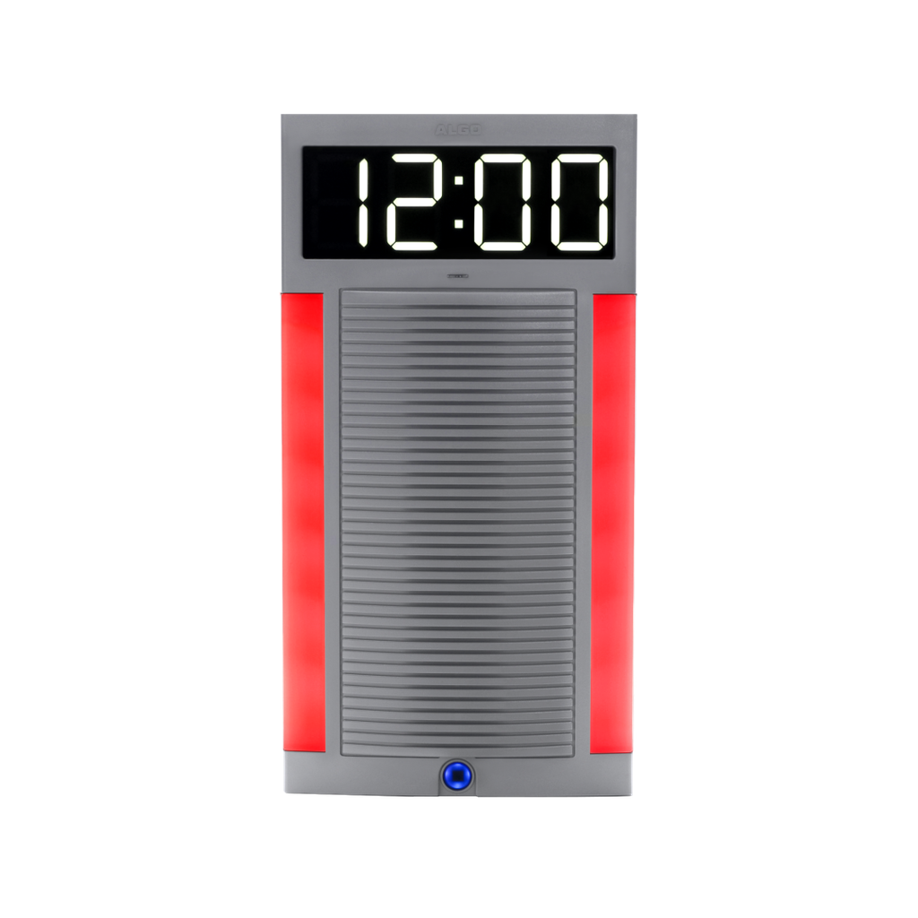 ALGO  8190S IP CLOCK SPEAKER, w/ VISUAL ALERTER