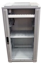ALLNET 19Schrank, 22HE, B600/T1200mm, Glastür, Lichtgrau, SNB-Serie,