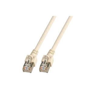 Patchkabel RJ45, CAT5e 100Mhz,  0,15m grau, S-FTP(SF/UTP)