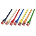 Patchkabel RJ45, CAT6 250Mhz,  1,0m grün, S-STP(S/FTP) LSZH,