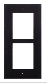 [9155012B] 2N Zubehör EntryCom IP Verso zbh. Frontblende für Unterputzrahmen (2 Module) **schwarz**