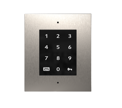 [9160347-S] 2N Zutrittskontrolle • Access Unit 2.0 •  Touch-Tastatur & Bluetooth & RFID-Leser • 125kHz • Seos 13.56MHz • NFC •  PICard