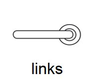 [112045101L] 2N Elektronische Schlösser • Fortis Türdrücker • Mechanisch • L-Form • Links