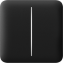 AJAX Automate • SoloButton (2-gang) • Black