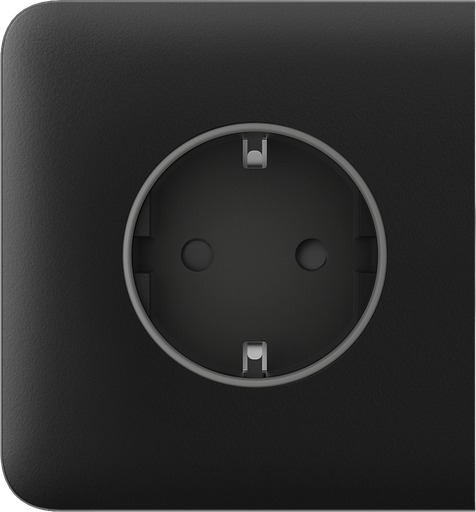 [89072.163.BL] Ajax Homeautomation Abdeckung Outlet SideCover (basic) [type F] *schwarz*