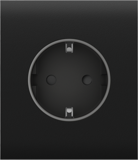 [89088.162.BL] Ajax Homeautomation Abdeckung Outlet CenterCover (basic) [type F] *schwarz*