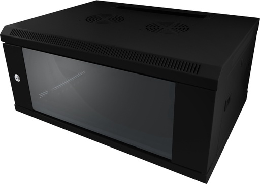 [ALL-SMC6418SCHWARZ] ALLNET 19Wandgehäuse, 18HE, 1-teilig, T450mm, Schwarz, SMC-Serie,