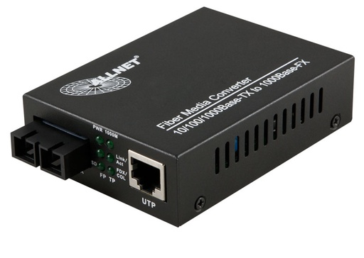 [ALL-MC105G-SC-SM] ALLNET Medien Konverter 10/100/1000BaseT-1000BaseLX SC Single Mode 10km