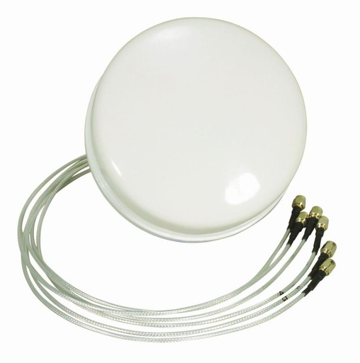 [HG2458-4SDC-6RSP] ALLNET Antenne  2,4/5 GHz  4dBi DualBand Spatial Diversity MIMO Ceiling/Decken Antenne HG2458-4SDC-RSP