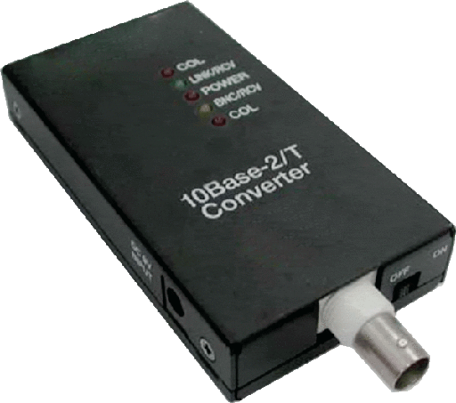 [ALL0500v3] ALLNET Convertisseur de média 10BASE-T/10BASE2 vers BNC ALL0500v3 DC 12VDC