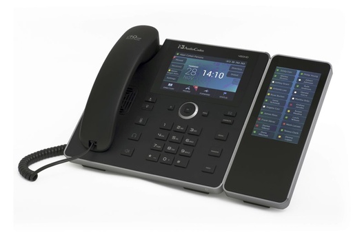 [UC450HDEPSG-EXP] AudioCodes SfB IP-Phone 450HD, Gigabit, PoE, Black, PSU, including key extension