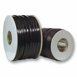 [TC76106-SP] Kabel TK Flach 4 pol. 100m SCHWARZ,Flex, Flachkabel, Spule,