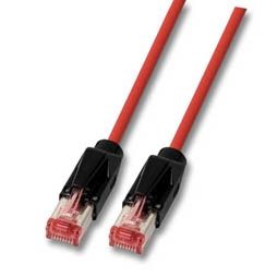 [K8048PUI5] Patchkabel RJ45, CAT6A 500Mhz,  5m, rot S-STP(S/FTP) ND-UC900+TM21, Industrietauglich(PUR),