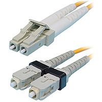 [O0320.1] LWL-2-Faser-Patchk.  1,0mtr.LC-SC, 50/125um,OM2