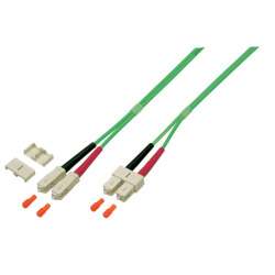 [O0318.10OM5] LWL-2-Faser-Patchk. 10mtr.SC-SC, 50/125um, OM5