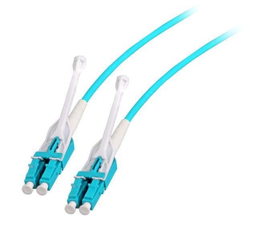 [DJP-LCLCOM3-UNI-3] LWL-2-Faser-Patchk.  3mtr.LC-LC, 50/125um,OM3, Uniboot, AD=3mm,