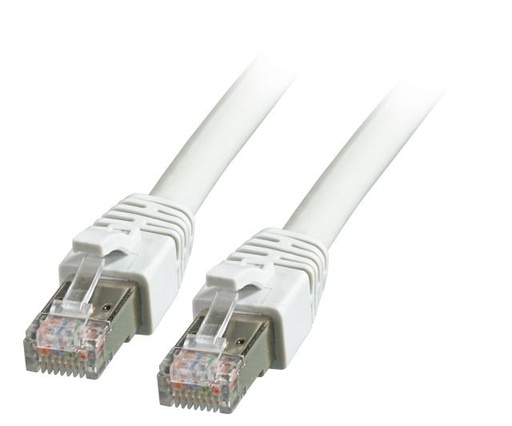 [K5528GR.2] Patchkabel RJ45, CAT8.1 2000Mhz,  2m, grau, S-STP(S/FTP), BC, LSZH,