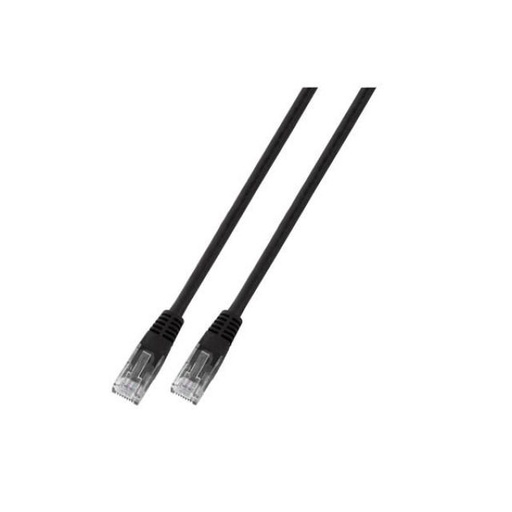 [K8100SW.1] Patchkabel RJ45, CAT6 250Mhz,  1,0m schwarz, UTP(U/UTP) PVC, CCA,