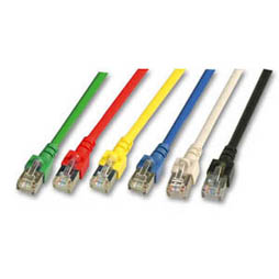 [K5455.1] Patchkabel RJ45, CAT5e 100Mhz,  1,0m grau, S-FTP(SF/UTP)