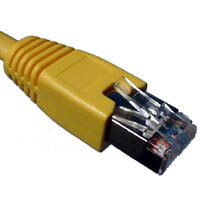 [K5457.15] Patchkabel RJ45, CAT5e 100Mhz, 15m gelb, S-FTP(SF/UTP)