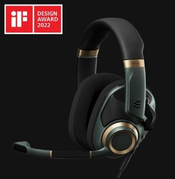 [1000970] EPOS H6PRO Open - Green Double Sided