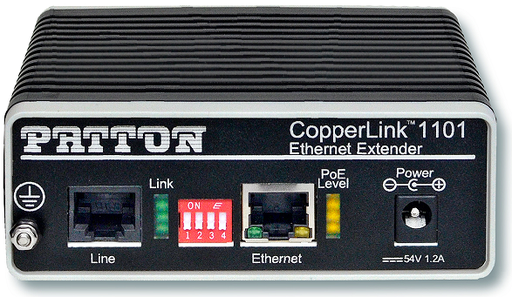 [CL1101/R/PAFA/BNC/E] Patton CopperLink 1101 PoE Remote Extender, BNC Line, Line Powered